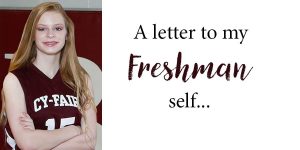 Letter to my Freshman self