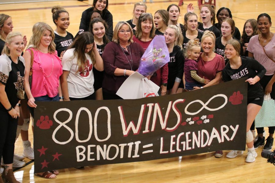 Coach Benottis 800th Volleyball Win
